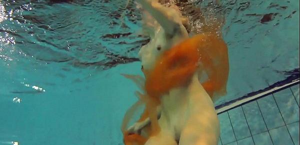  Naked swimming babe Nastya
